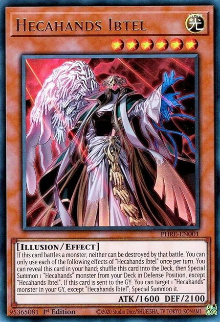 Hecahands Ibtel - Phantom Revenge YuGiOh trading card