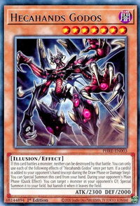 Hecahands Godos - Phantom Revenge (PHRE) #PHRE-EN003 - Rare YuGiOh Trading Card