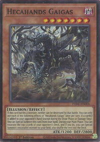 Hecahands Gaigas (Super Rare) - Phantom Revenge (PHRE) #PHRE-EN004 - Super Rare YuGiOh Trading Card