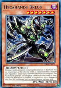 Hecahands Breus - Phantom Revenge (PHRE) #PHRE-EN005 - Rare YuGiOh Trading Card