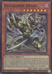 Hecahands Breus (Super Rare) - Phantom Revenge (PHRE) #PHRE-EN005 - Super Rare YuGiOh Trading Card