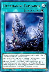 Hecahands Tartaros - Phantom Revenge (PHRE) #PHRE-EN009 - Rare YuGiOh Trading Card