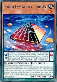 Proto Enneacraft - "orgIA" - Phantom Revenge (PHRE) #PHRE-EN016 - Rare YuGiOh Trading Card