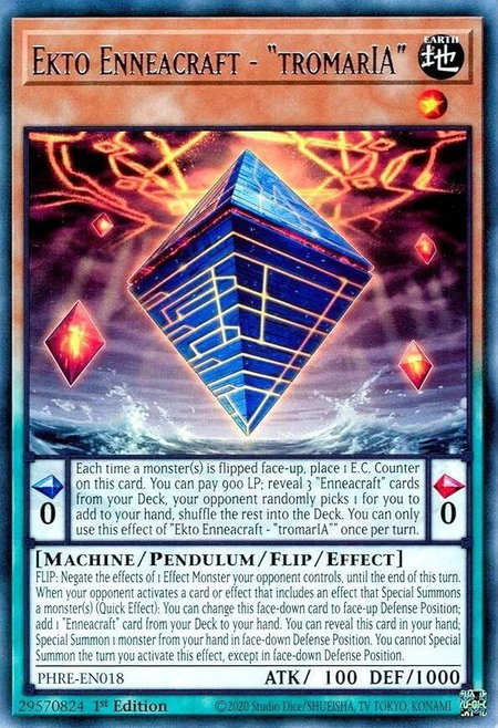 Ekto Enneacraft - "tromarIA" trading card from Phantom Revenge Ekto Enneacraft - "tromarIA" - Phantom Revenge YuGiOh trading card