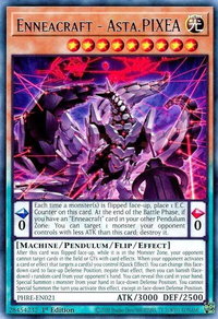 Enneacraft - Asta.PIXEA - Phantom Revenge (PHRE) #PHRE-EN021 - Rare YuGiOh Trading Card