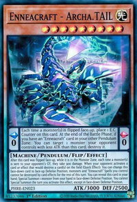 Enneacraft - Archa.TAIL - Phantom Revenge (PHRE) #PHRE-EN023 - Super Rare YuGiOh Trading Card