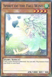 Spirit of the Fall Wind - Phantom Revenge (PHRE) #PHRE-EN028 - Rare YuGiOh Trading Card