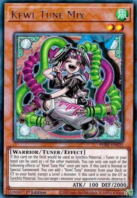 Kewl Tune Mix - Phantom Revenge YuGiOh trading card