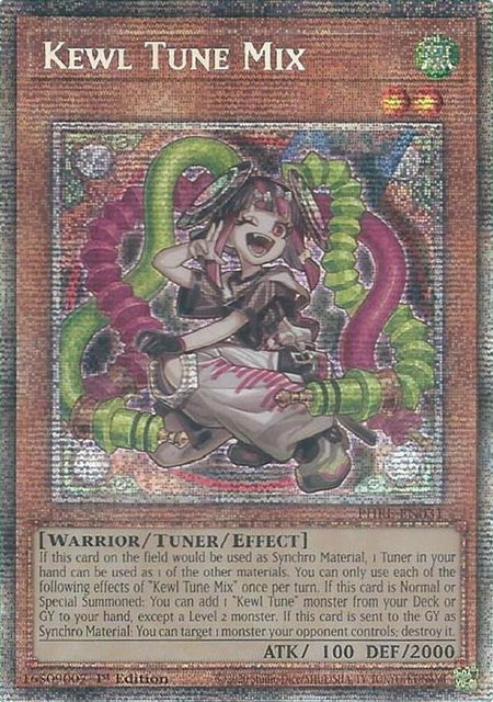 Kewl Tune Mix (Starlight Rare) trading card from Phantom Revenge Kewl Tune Mix (Starlight Rare) - Phantom Revenge YuGiOh trading card