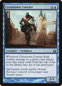 Crosstown Courier - Return to Ravnica (RTR) #34 - Common Magic: The Gathering Trading Card