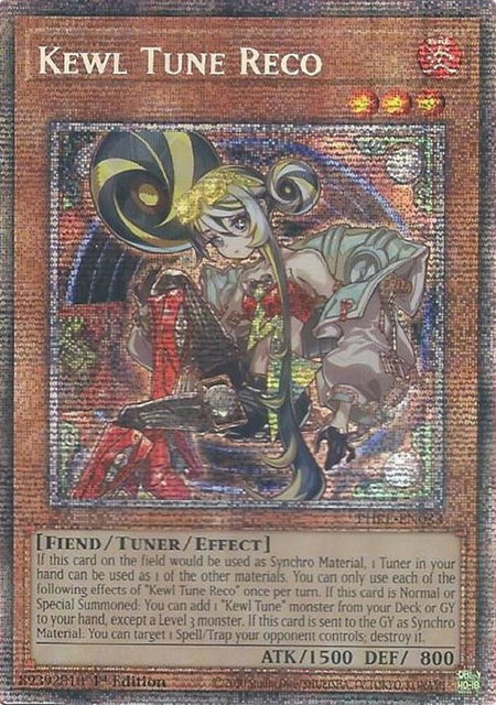 Kewl Tune Reco (Starlight Rare) trading card from Phantom Revenge Kewl Tune Reco (Starlight Rare) - Phantom Revenge YuGiOh trading card