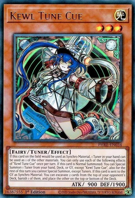 Kewl Tune Cue - Phantom Revenge YuGiOh trading card