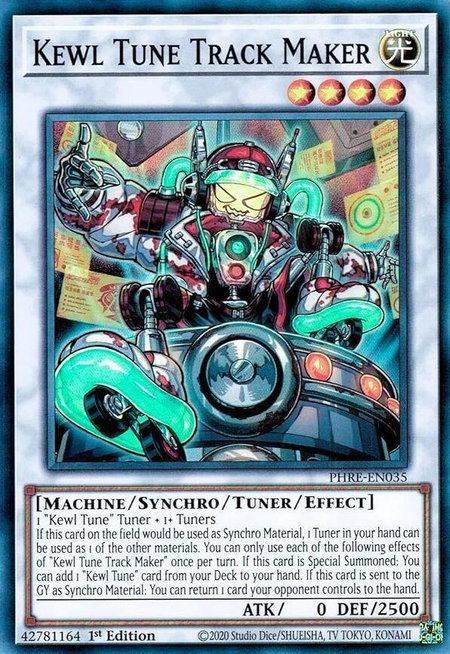 Kewl Tune Track Maker - Phantom Revenge YuGiOh trading card