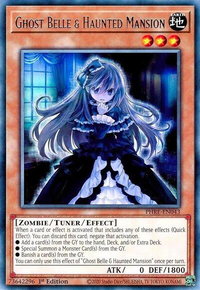 Ghost Belle & Haunted Mansion - Phantom Revenge (PHRE) #PHRE-EN043 - Rare YuGiOh Trading Card