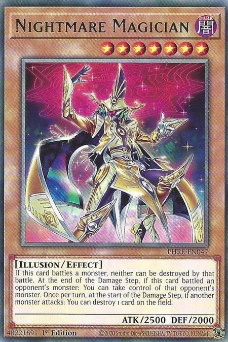 Nightmare Magician - Phantom Revenge YuGiOh trading card
