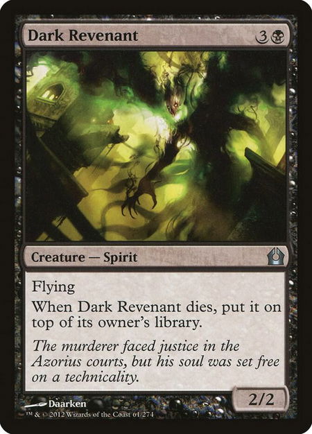 Dark Revenant - Return to Ravnica Magic: The Gathering trading card
