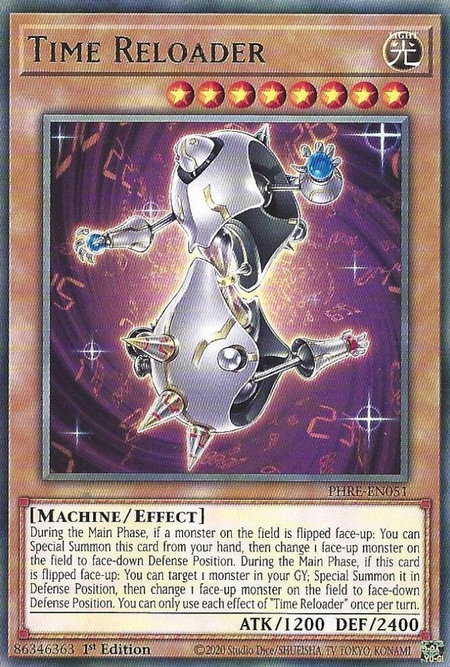 Time Reloader - Phantom Revenge YuGiOh trading card