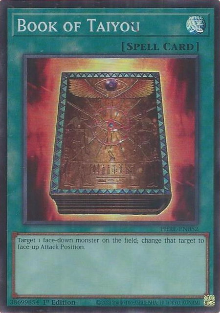 Book of Taiyou (Super Rare) - Phantom Revenge YuGiOh trading card