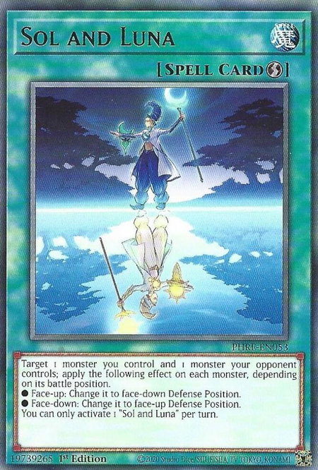 Sol and Luna - Phantom Revenge YuGiOh trading card