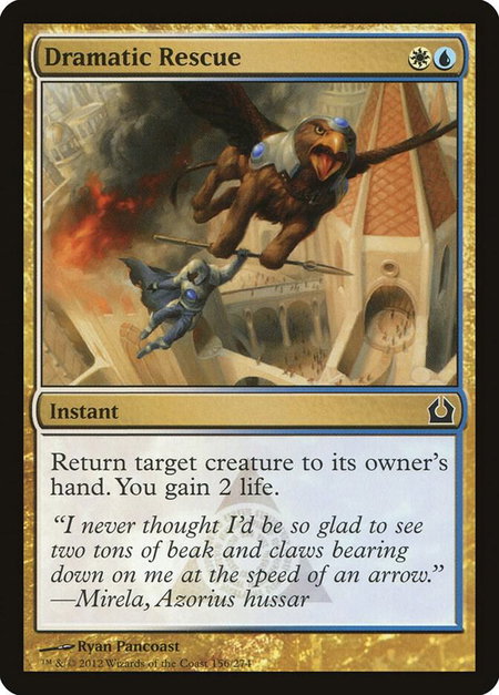 Dramatic Rescue - Return to Ravnica Magic: The Gathering trading card