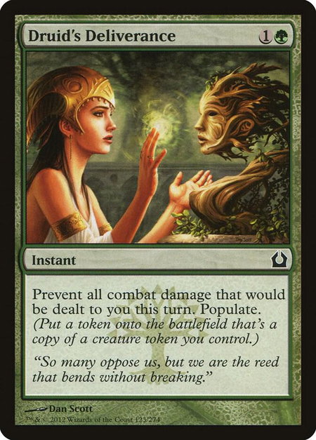 Druid's Deliverance - Return to Ravnica Magic: The Gathering trading card