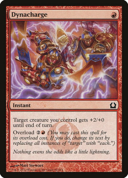 Dynacharge - Return to Ravnica Magic: The Gathering trading card