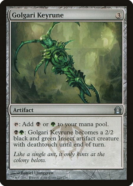 Golgari Keyrune - Return to Ravnica Magic: The Gathering trading card
