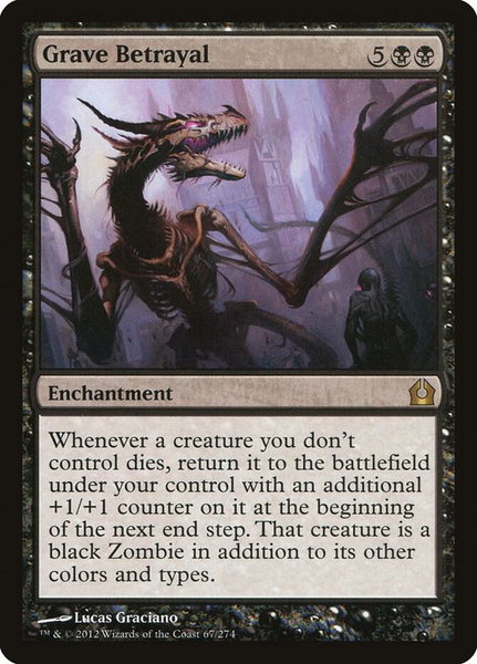 Grave Betrayal - Return to Ravnica Magic: The Gathering trading card