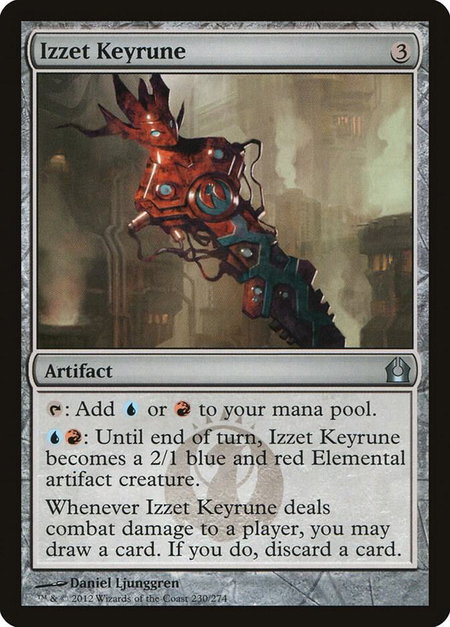 Izzet Keyrune - Return to Ravnica Magic: The Gathering trading card