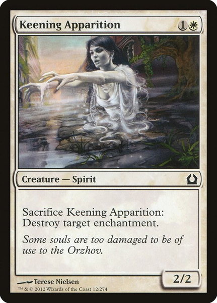 Keening Apparition trading card from Return to Ravnica Keening Apparition - Return to Ravnica Magic: The Gathering trading card