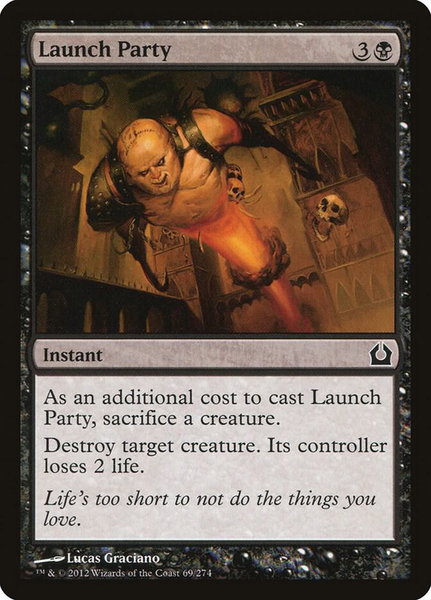 Launch Party trading card from Return to Ravnica Launch Party - Return to Ravnica Magic: The Gathering trading card