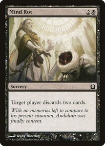 Mind Rot - Return to Ravnica (RTR) #70 - Common Magic: The Gathering Trading Card