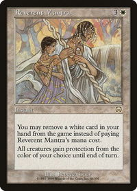 Reverent Mantra - Mercadian Masques (MMQ) #44 - Rare Magic: The Gathering Trading Card