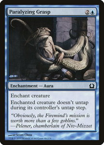 Paralyzing Grasp - Return to Ravnica (RTR) #46 - Common Magic: The Gathering Trading Card