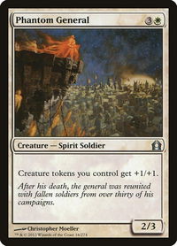Phantom General - Return to Ravnica (RTR) #16 - Uncommon Magic: The Gathering Trading Card