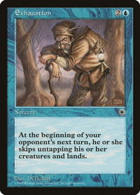 Exhaustion - Portal (POR) #54 - Rare Magic: The Gathering Trading Card