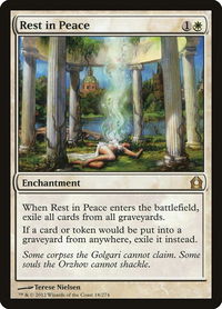 Rest in Peace - Return to Ravnica (RTR) #18 - Rare Magic: The Gathering Trading Card