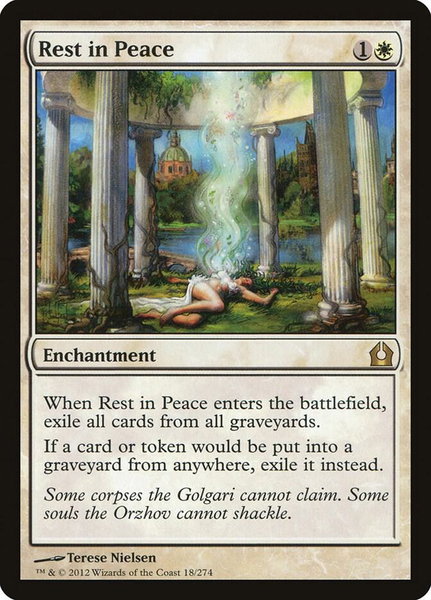 Rest in Peace - Return to Ravnica Magic: The Gathering trading card