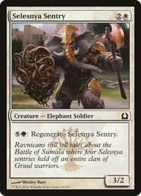 Selesnya Sentry - Return to Ravnica (RTR) #21 - Common Magic: The Gathering Trading Card