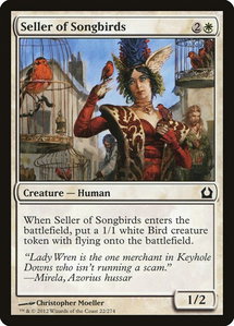 Seller of Songbirds - Return to Ravnica (RTR) #22 - Common Magic: The Gathering Trading Card