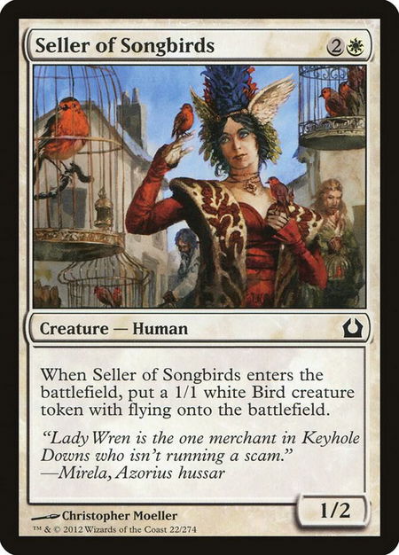 Seller of Songbirds - Return to Ravnica Magic: The Gathering trading card