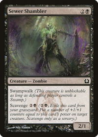 Sewer Shambler - Return to Ravnica (RTR) #75 - Common Magic: The Gathering Trading Card