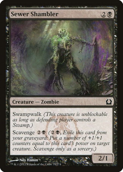 Sewer Shambler - Return to Ravnica Magic: The Gathering trading card