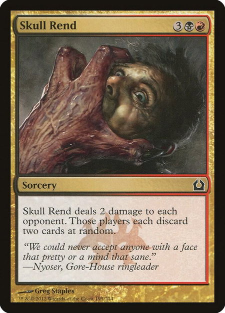 Skull Rend - Return to Ravnica Magic: The Gathering trading card