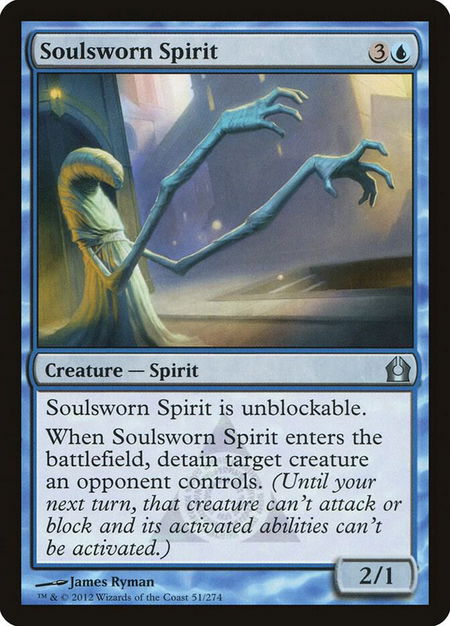 Soulsworn Spirit - Return to Ravnica Magic: The Gathering trading card