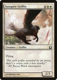 Sunspire Griffin - Return to Ravnica (RTR) #25 - Common Magic: The Gathering Trading Card
