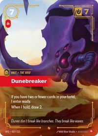 Dunebreaker - Spiritforged (SFD) #027/221 - Epic Riftbound Trading Card