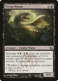Terrus Wurm - Return to Ravnica (RTR) #80 - Common Magic: The Gathering Trading Card