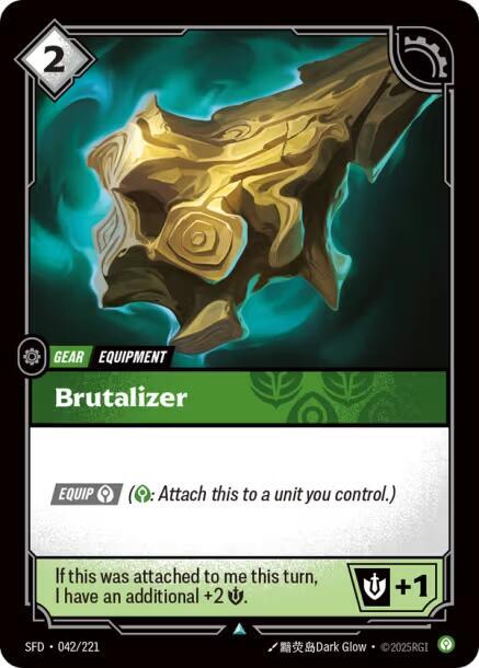 Brutalizer - Spiritforged Riftbound trading card