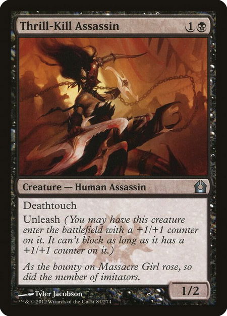 Thrill-Kill Assassin - Return to Ravnica Magic: The Gathering trading card